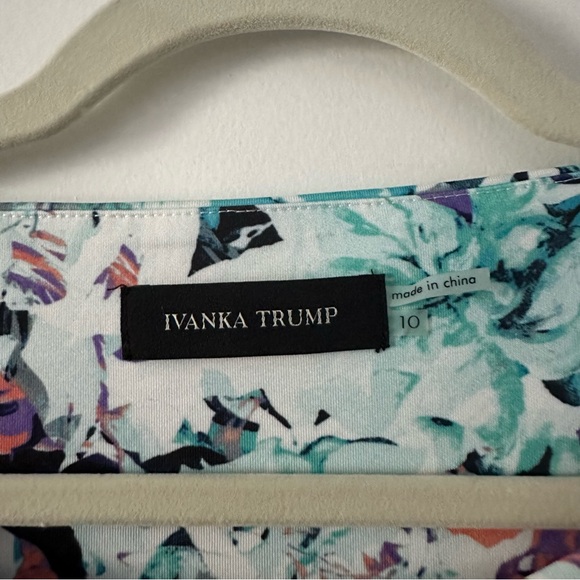 Ivanka Trump Floral Printed Popover Dress - Picture 4 of 4